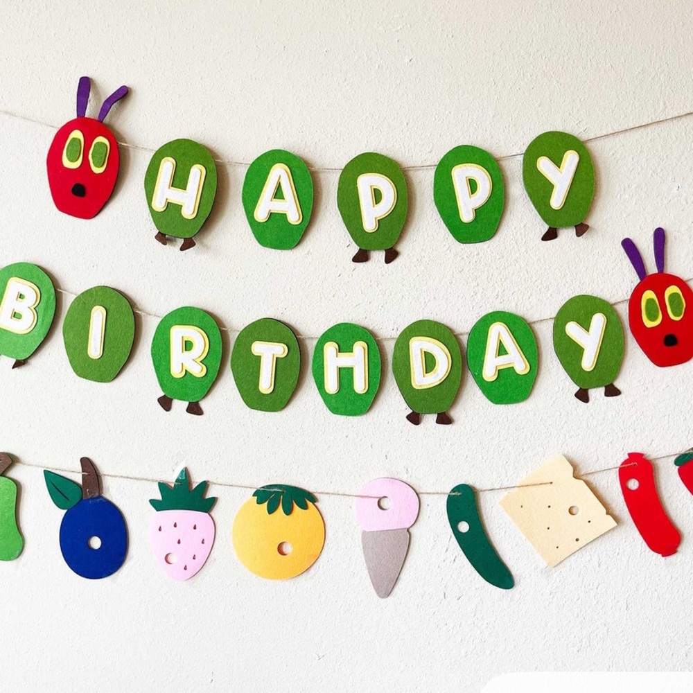 Very Hungry Caterpillar Birthday Decor | 1 year old